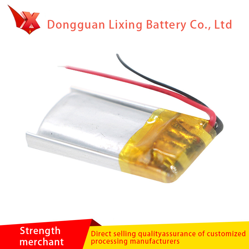 Výrobce spotřebního materiálu 401220-3.7V Soft balení lithium-iontová baterie a 60mAh přizpůsobené baterie pro headset Bluetooth